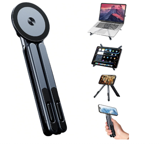 4-in-1 Foldable Magnetic Device Stand